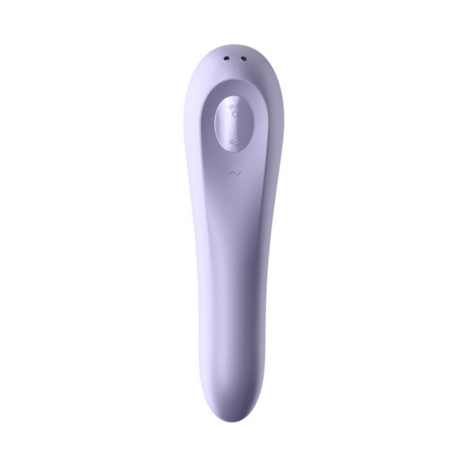 Dual Pleasure - Air Pulse Vibrator - Mauve