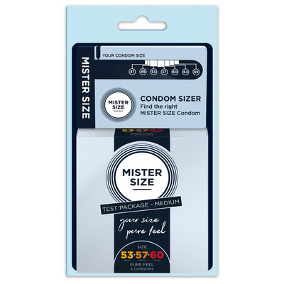 Grootte Kit Medium - Sizer Tool en 3 Condoms