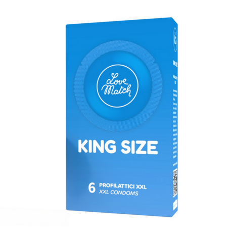 King Size - Condooms - 2.4 / 60 mm - 6 Stuks