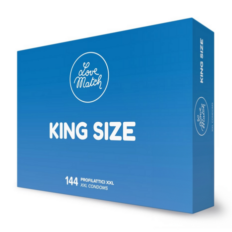 King Size - Condooms - 2.4 / 60 mm - 144 Stuks