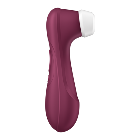 Pro 2 Generatie 3 - Double Air Pulse Vibrator - Liquid Air en Connect App - Wijnrood