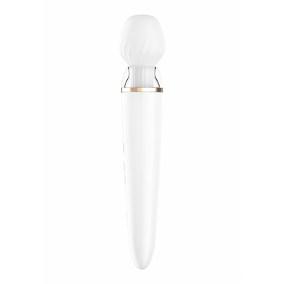 Double Wand-er Wand - Massage Wand en Vibrator - Wit