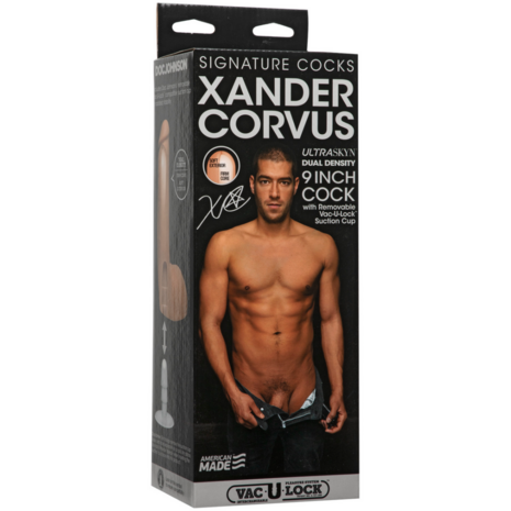 Xander Corvus - Realistische ULTRASKYN Dildo - 9 / 22 cm - Vanille