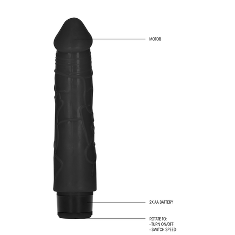 Thick Realistic Dildo Vibrator - 8 / 20 cm