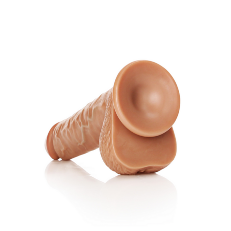 Straight Realistic Dildo with Balls and Suction Cup - 9 / 23 cm