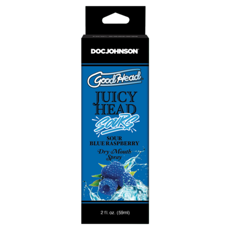 Juicy Head - Dry Mouth Spray - Sour Blue Raspberry - 2 fl oz / 60 ml