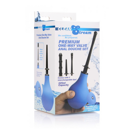 Premium One Way Valve Anale Douche Set