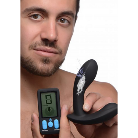 E-Stim Pro - Siliconen Vibrerende Prostaat Massager + Afstandsbediening