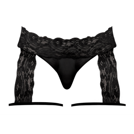 G-String Garter Short - L/XL - Zwart