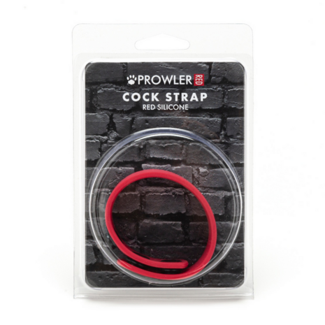 Silicone Cock Strap - Rood