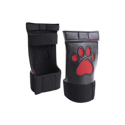 Neopreen Puppy Paw Gloves - Rood