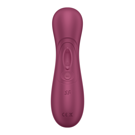 Pro 2 Generatie 3 - Double Air Pulse Vibrator - Liquid Air en Connect App - Wijnrood