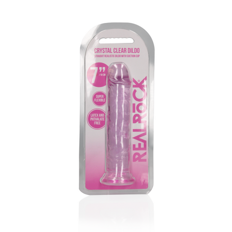 Rechtdoor Dildo met Zuignap - 7'' / 18