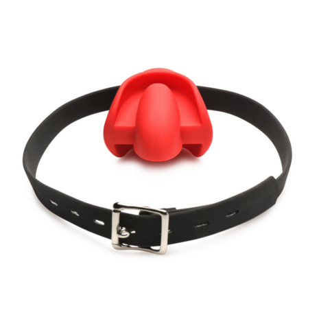 Gag Order - Extreme Silicone Ball Gag - Rood