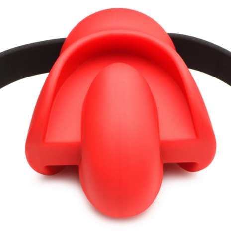 Gag Order - Extreme Silicone Ball Gag - Rood