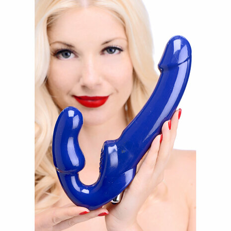 Revolver II Vibrerende Strapless Strap On Dildo