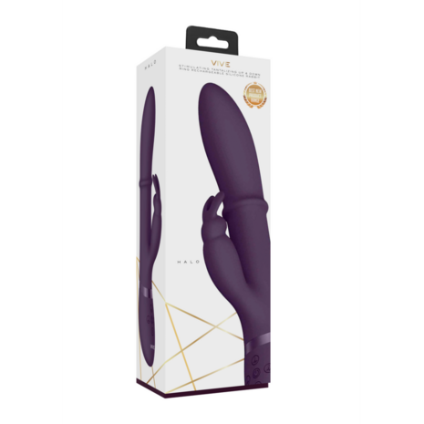 Halo - Ring Rabbit Vibrator - Paars