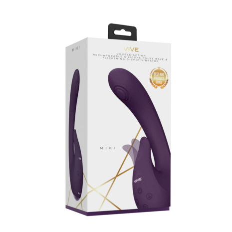 Miki - Pulse Wave  Flickering G-Spot Vibrator - Purple