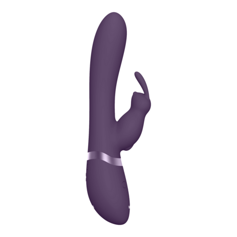 Taka - Inflatable and Vibrating Rabbit Vibrator - Purple