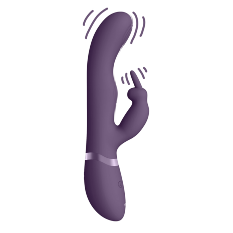 May - Dual Pulse-Wave  Vibrating C-spot  G-Spot Rabbit - Purple