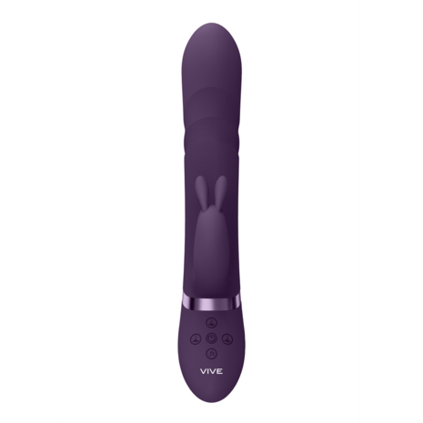 Nari - Vibrating and Rotating Beads, G-Spot Rabbit - Purple