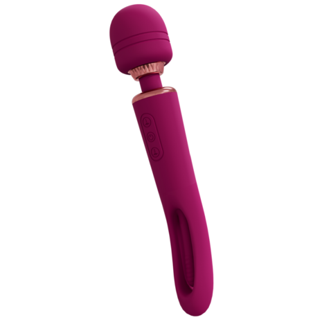 Kiku - Dubbelzijdige Wand met Innovatieve G-Spot Flapper Stimulator - Roze