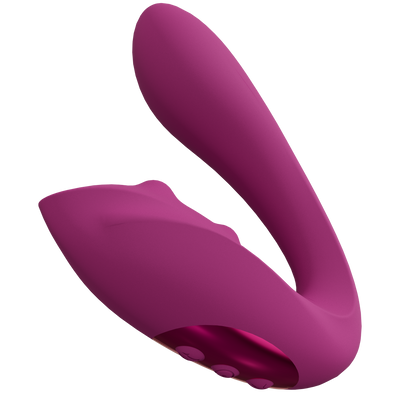 Yuki - Dual Motor G-Spot Vibrator met Masserende Parels - Roze