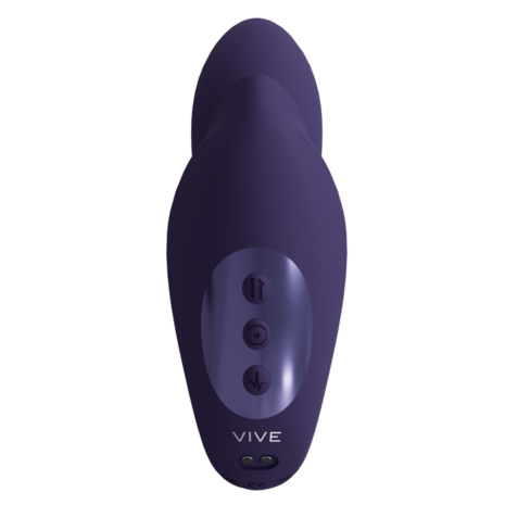 Yuki - Dual Motor G-Spot Vibrator met Massageballen - Paars