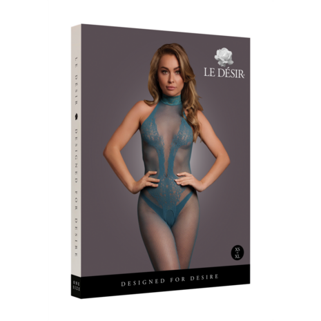 Visnet en Kant Bodystocking - Één Maat