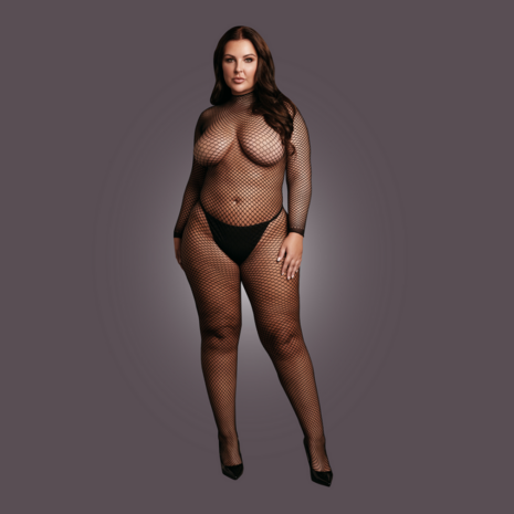 Bodystocking Fishnet Structuur - Open / Turtle - OSX - Zwart