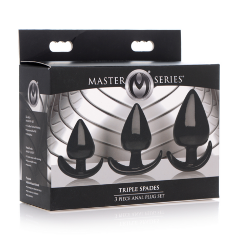 Triple Spades - 3 Delige Anale Plug Set