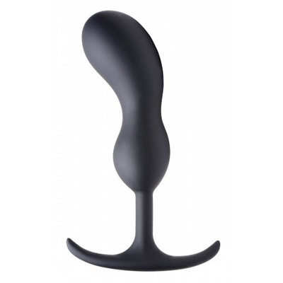 Premium Silicone Weighted Prostate Plug - Large Premium Siliconen Gewogen Prostaat Plug - Groot