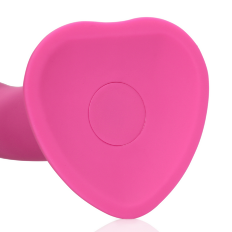 Non-Phallic Vibrerende Dildo - Medium - Krachtig Roze