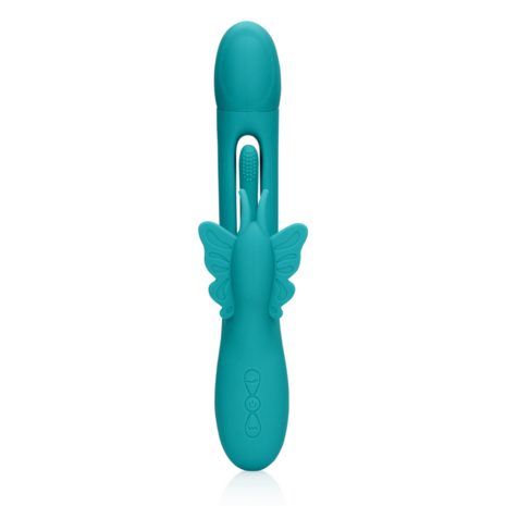 Flapper G-Spot Vlinder Vibrator - Pauwblauw