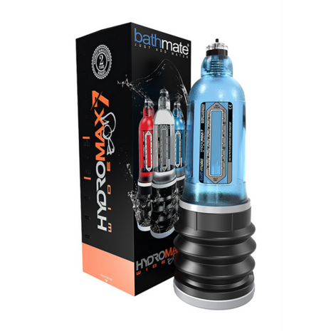 HydroMax7 Wide Boy - Penis Pomp - Blauw