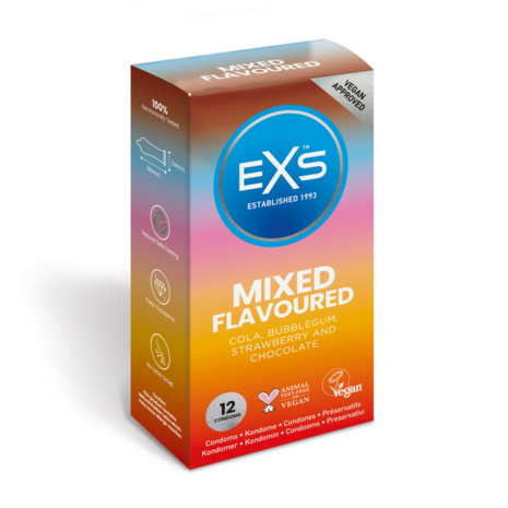 EXS Mixed Flavored - Condoms - 12 Stuks