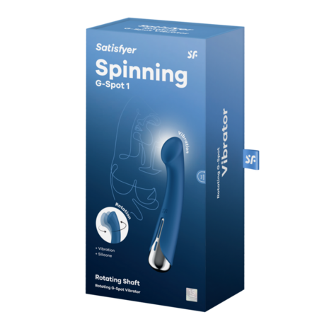 Spinning G-Spot 1 - Draaibare G-Spot Vibrator - Blauw