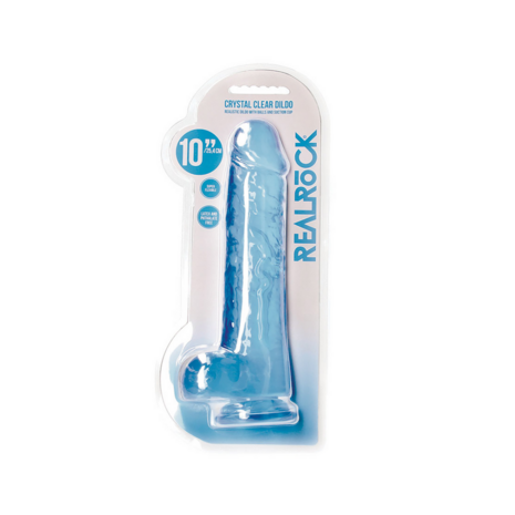 Realistische Dildo met Ballen - 10 / 25,4 cm