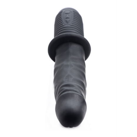 Power Pounder - Vibrerende en Duwende Silicone Dildo