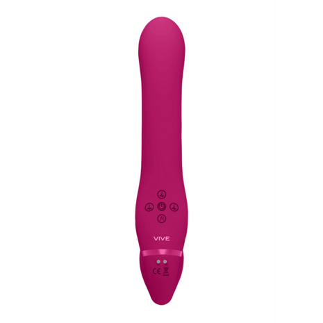 Ai - Dual Vibrating  Air Wave Tickler Strapless Strapon