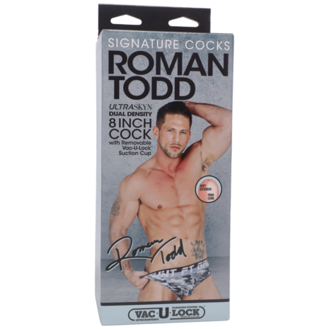 Roman Todd - Realistic ULTRASKYN Dildo - 8 / 20 cm - Vanilla