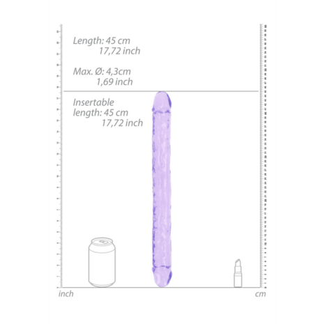 Realistische Double Dong - 18'' / 45 cm