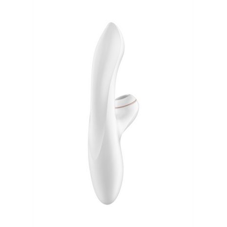 Pro Plus - G-Spot Air Pulse Stimulator en Vibratie - Wit/Roze Goud