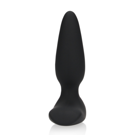 Glad Vibrerende Anale Plug met Afstandsbediening - Drop Black