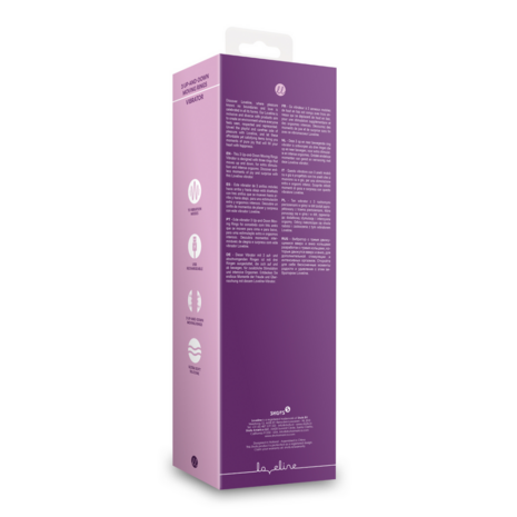 3 Op-en-Neer Bewegende Ringen Vibrator - Orchidee Paars