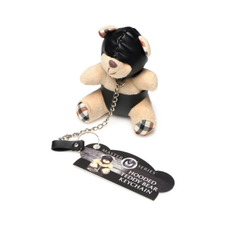 Hooded Teddy Bear Sleutelhanger - Tan