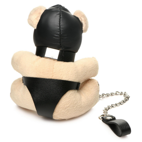 Hooded Teddy Bear Sleutelhanger - Tan