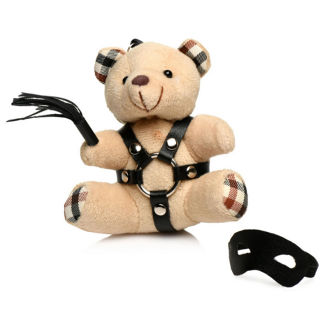 BDSM Teddy Bear Sleutelhanger - Tan