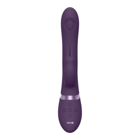 Rini - Pulse Wave  Vibrating Double Penetration Rabbit - Paars