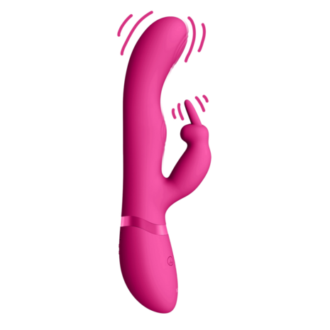 Mei - Dual Pulse-Wave  Vibrating C-spot  G-Spot Rabbit - Roze